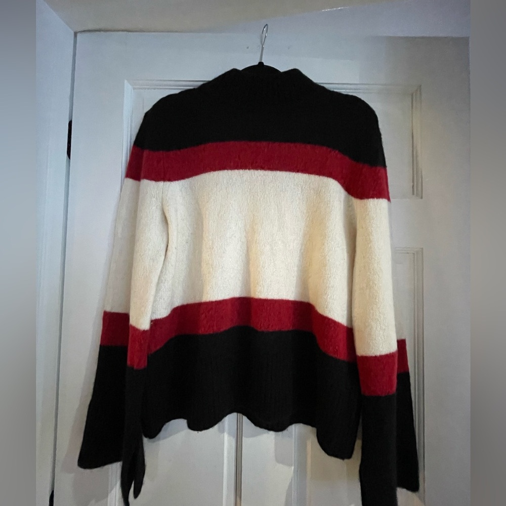 Banana Republic  Striped Sweater - Black, Red, C…